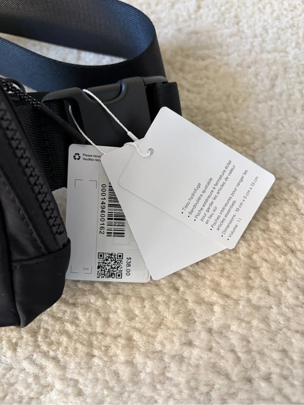 NWTO Lululemon Everywhere Belt Bag